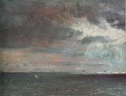 John Constable A storm off the coast of Brighton oil painting